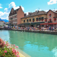 Annecy old-city : Thiou river / Sometimes called "Venice of the Alps"