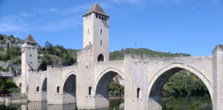 known as the finest medieval fortified bridge in France.