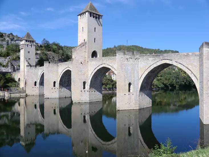 known as the finest medieval fortified bridge in France.