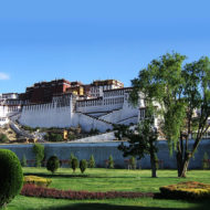 The Potala Palace in Lhasa.