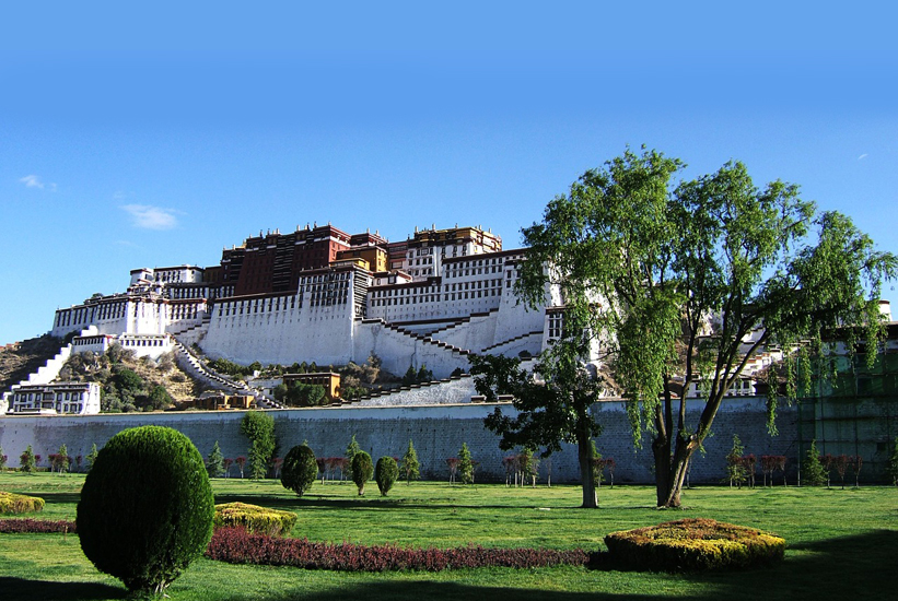 The Potala Palace in Lhasa.