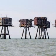 Shivering Sands is a Maunsell Fort in the Thames Estuary off the south east coast of England