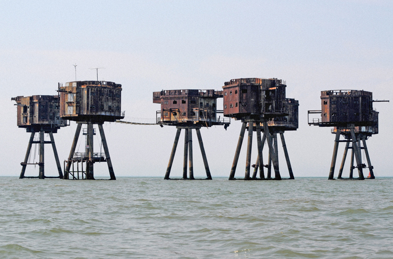 Shivering Sands is a Maunsell Fort in the Thames Estuary off the south east coast of England