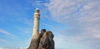 The island and the lighthouse are now famous because they are a major crossing point of the Fastnet Race, a well-known sailing race