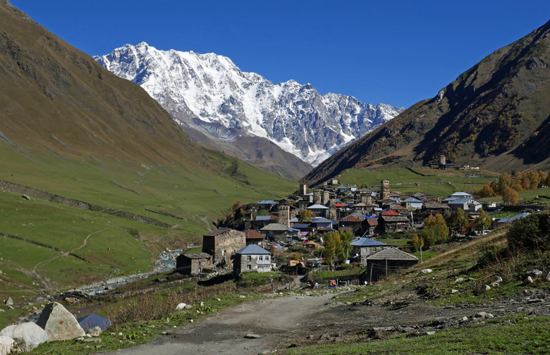 Ushguli is a community of 4 villages located in Upper Svanezia, a historic region of Georgia.