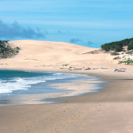 The dune of Bologna is a sand dune of more than 30 meters high located northwest of the cove of Bologna, towards Camarinal Point, on the Atlantic coast of the province of Cadiz and the region of Andalucia (Spain).