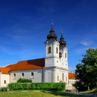 The Benedictine abbey church, built on one of the highlands of the Tihany Peninsula, is the most famous monument of the Balaton Highlands. The two-tower church that became the symbol of Tihany is the pearl of the Hungarian Baroque.