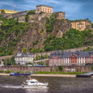 In 2002 the Upper Middle Rhine Valley became a UNESCO World Heritage Site. The site includes it as the northernmost point of the Erenbritstein Fortress.