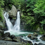 Bash Bish Falls has been a popular spot and a favorite subject of painters and photographers since the mid-19th century.