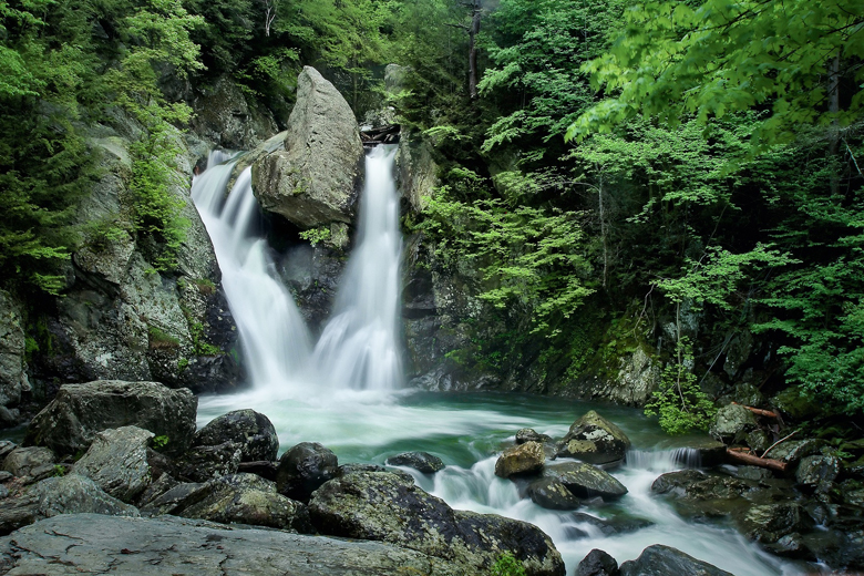Bash Bish Falls has been a popular spot and a favorite subject of painters and photographers since the mid-19th century.