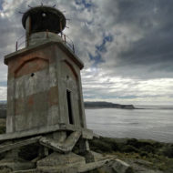 The Cape San Pablo Lighthouse is located 50 km south-east of the city of Río Grande
