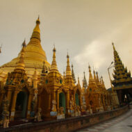 The attraction is 98 meters high, located in the beautiful city of Yangon in the equally beautiful Myanmar. The country's most revered shrine is called the Shwedagon Pagoda