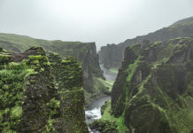 Fjadrárgljúfur in Iceland is considered the most beautiful canyon in the world