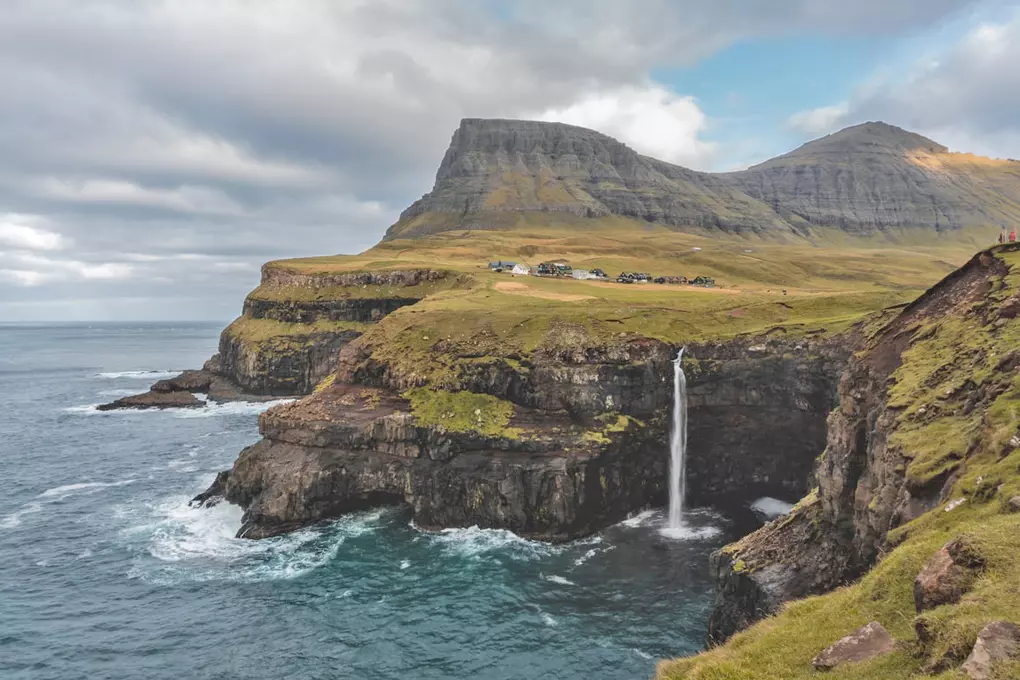 Múlafossur waterfall ,Faroe islands