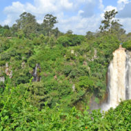 Nyahururu Falls or Thomson's Falls in central Kenya
