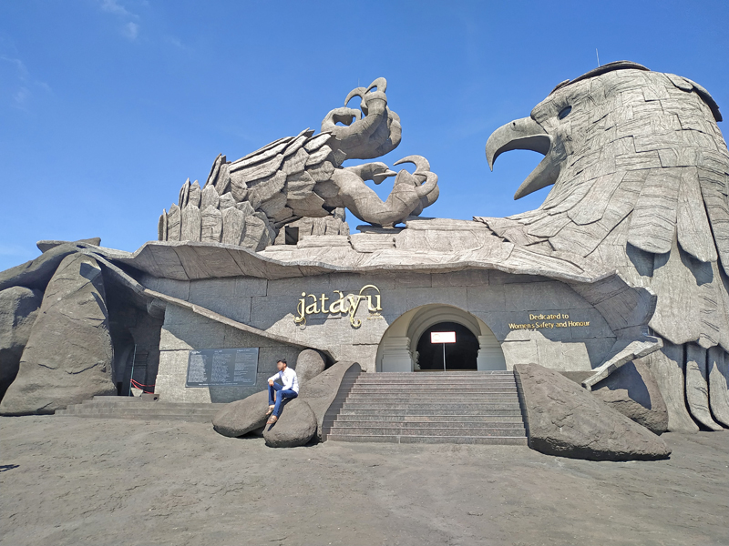 The statue of Jatayu in the Ramayana is the largest bird statue in the world