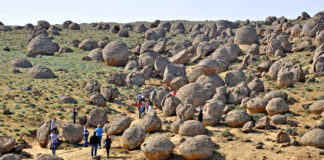 One of the unique natural places in Kazakhstan is the Valley of stone pearls, located in the Torysh tract