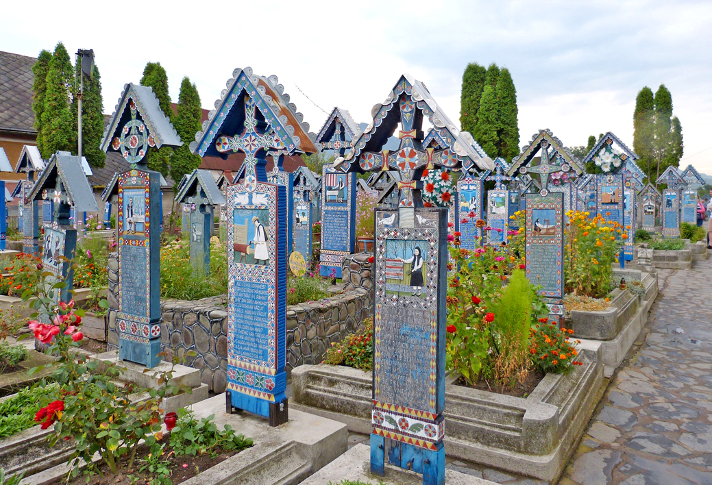 The Merry Cemetery is a specially designed cemetery in Săpânța Municipality in Maramureș County in northern Romania