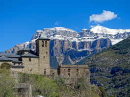 Torla is a picturesque village in the comarca of Sobrarbe, in the province of Huesca, in the autonomous community of Aragon in Spain.