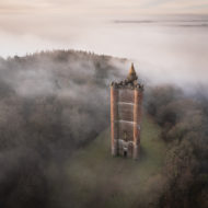 King Alfred's Tower is a decorative tower tower in the parish of Brewham, Somerset, in south-west England, United Kingdom.