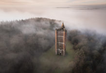 King Alfred's Tower is a decorative tower tower in the parish of Brewham, Somerset, in south-west England, United Kingdom.
