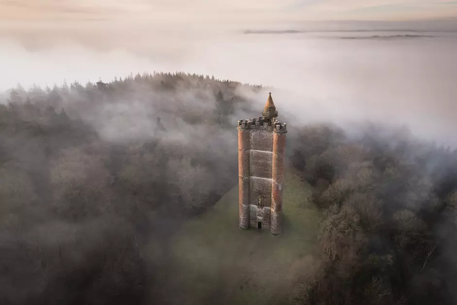 King Alfred's Tower is a decorative tower tower in the parish of Brewham, Somerset, in south-west England, United Kingdom.