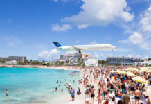 Majo Beach It is a beach on the Dutch side of the Caribbean island of Saint Martin, It is world famous because of its proximity to Princess Juliana Airport.