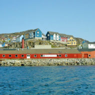 Qaqortoq is a town in Qaqortoq District, Kujalleq Municipality, near Cape Thorvaldsen in southern Greenland.