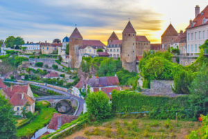 Semur-en-Auxois is a medieval city in the Côte-d'Or department in the Bourgogne-Franche-Comté region of France.