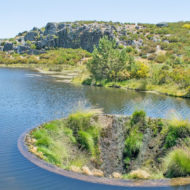 Covão dos Conchos is an artificial lagoon in the Serra da Estrela Natural Park, in Portugal.