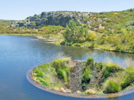 Covão dos Conchos is an artificial lagoon in the Serra da Estrela Natural Park, in Portugal.