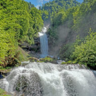 The Giessbach Falls (Giessbachfall) is a waterfall in the Swiss Canton of Bern near the city of Brienz.