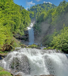 The Giessbach Falls (Giessbachfall) is a waterfall in the Swiss Canton of Bern near the city of Brienz.