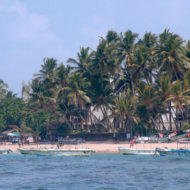 Hikkaduwa is a small coastal town and popular resort on the west coast of Sri Lanka.