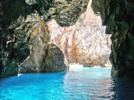 The Blue Cave Masua , Grotta Azzurra ,Sardinia