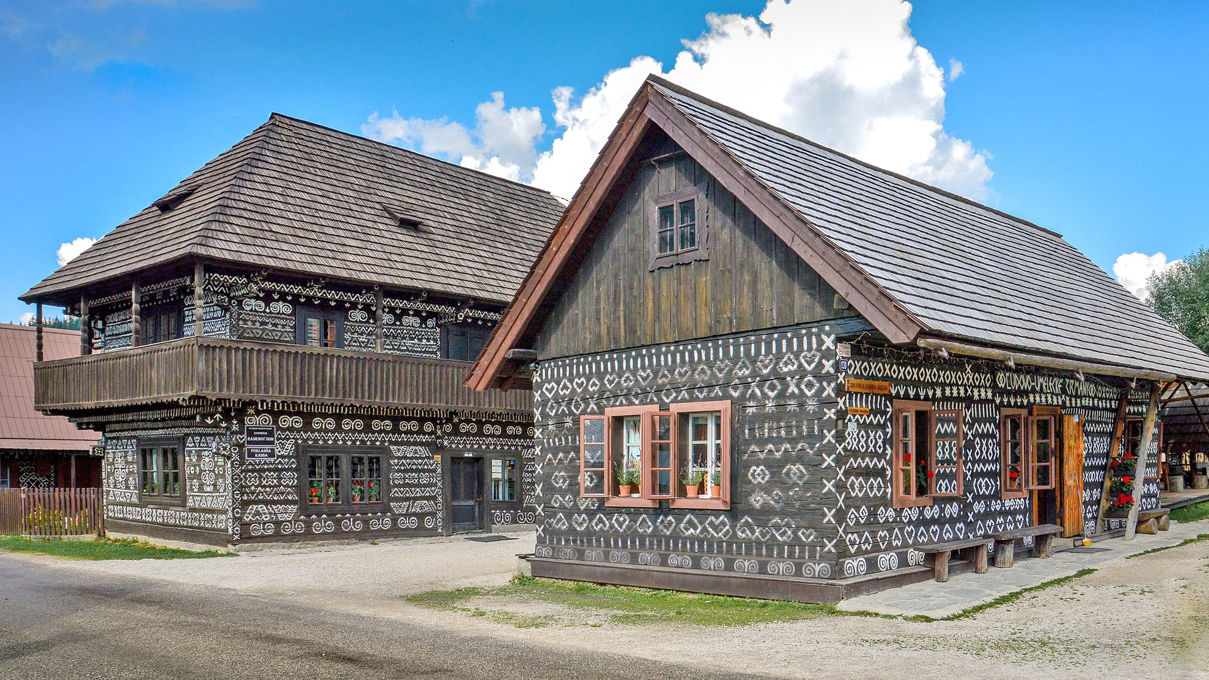 Čičmany is a small mountain village in northwestern Slovakia,It is located about 38 km southwest of Žilina, in the Strážovské vrchy Mountains, in the Rajčianka Spring.