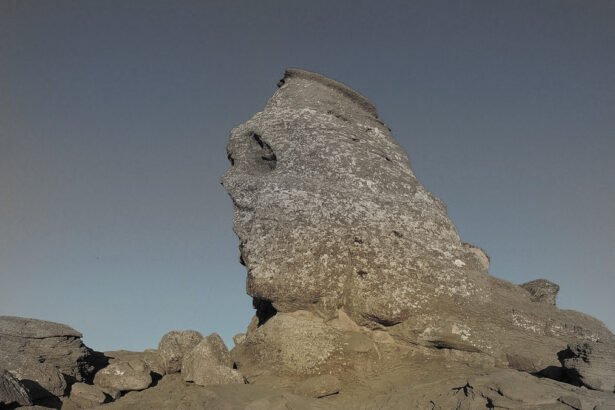 The Sphinx is a natural rock formation in Bucegi Natural Park located in the Bucegi Mountains of Romania.