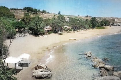 The Hera Lacinia beach Located in Colonna Capo , cape on the east coast of Calabria in Italy, also the easternmost point of Calabria.