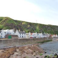 Pennan is a Scottish fishing village. It is located in the Aberdeenshire council area approximately 15 km west of Fraserburgh.