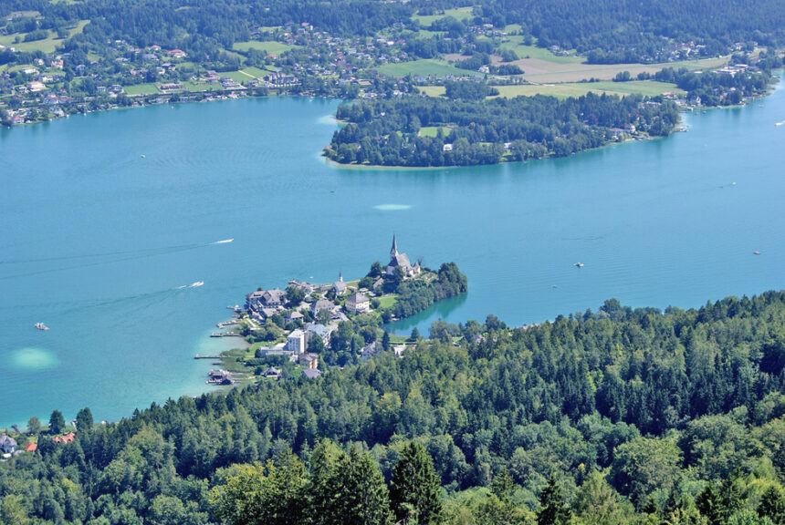 Maria Wörth is a village in the district of Klagenfurt-Land in Carinthia in Austria.