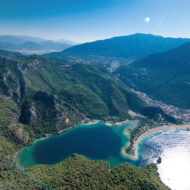 Oludeniz is a resort village located on the Mediterranean coast of Turkey in the province of Mugla.