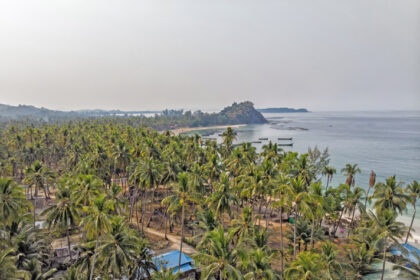 Ngapali Beach Beach in western Myanmar in Rakhine State near the town of Thandwe.
