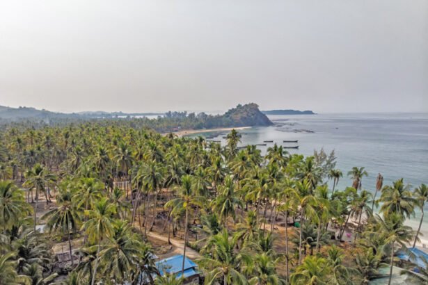 Ngapali Beach Beach in western Myanmar in Rakhine State near the town of Thandwe.
