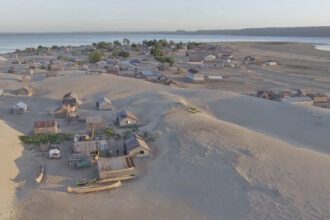 Sarodrano is a world-famous village - tourist site , a coastal spit in the region of Atsimo-Andrefana, close to Saint-Augustin ,in the south-west of Madagascar.