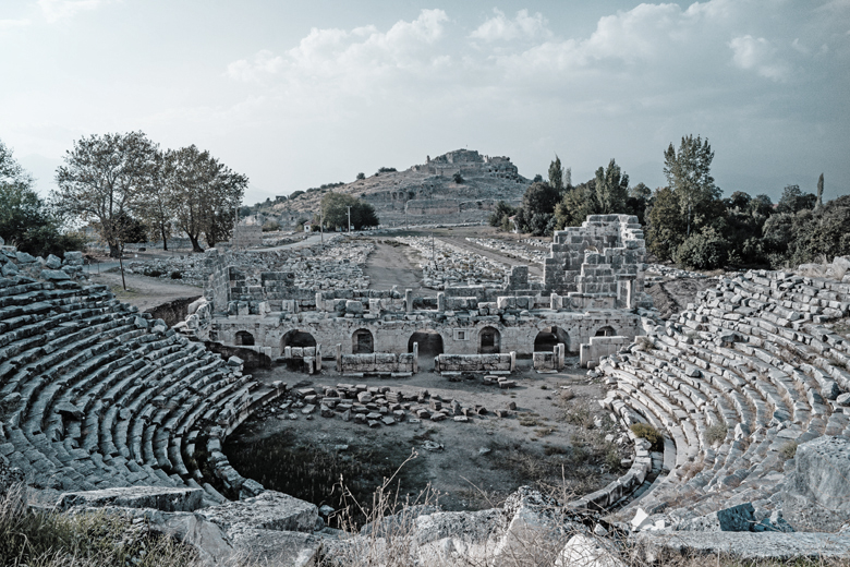 Tlos is an ancient city - Archeological site in Lycia, in southwestern Turkey in the Xanthos Valley.Tlos is an ancient city - Archeological site in Lycia, in southwestern Turkey in the Xanthos Valley.