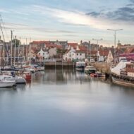 Anstruther is a small coastal resort village in the county of Fife, Scotland , United Kingdom.