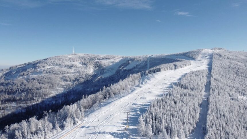 Szczyrk is a popular ski resort and is located in a mountain range called Beskid Śląski and in the Zylica valley, in southern Poland.