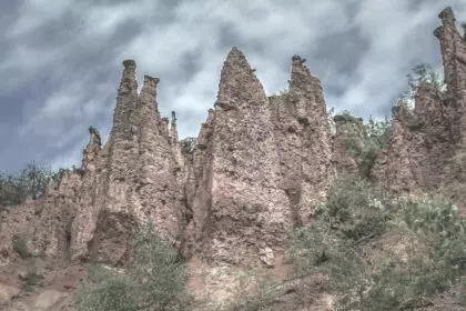 Đavolja varoš ("Devil's Town") is a natural attraction on Mount Radan in southern Serbia, 27 km southeast of the city of Kuršumlija.