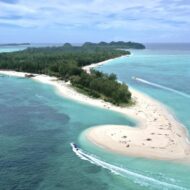 The Mantanani Islands is a group of three islands in the South China Sea northwest of Borneo, in Malaysia.