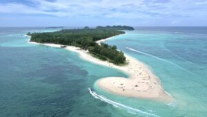 The Mantanani Islands is a group of three islands in the South China Sea northwest of Borneo, in Malaysia.